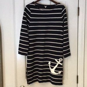 Dress, JCrew, can be used as a coverup, zipper on sides by hemline, size Small